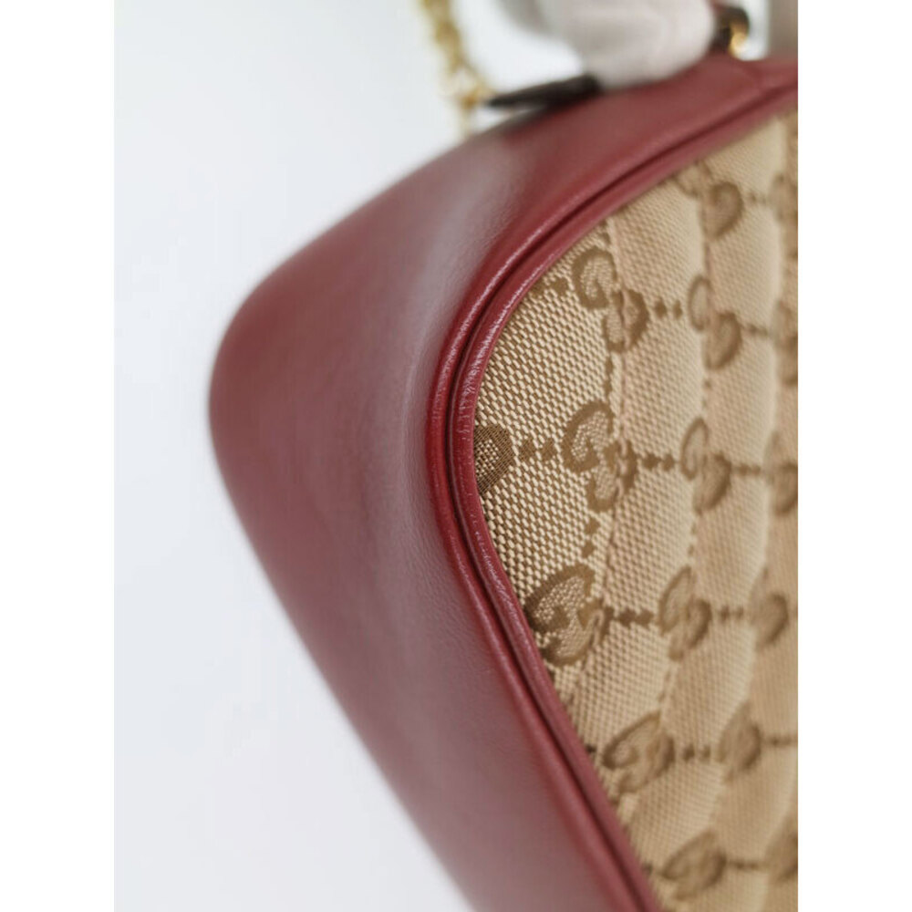 GUCCI GG Marmont Chain Shoulder Bag - Picture 4 of 5